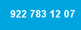 922 783 12 07 922 783 12 07